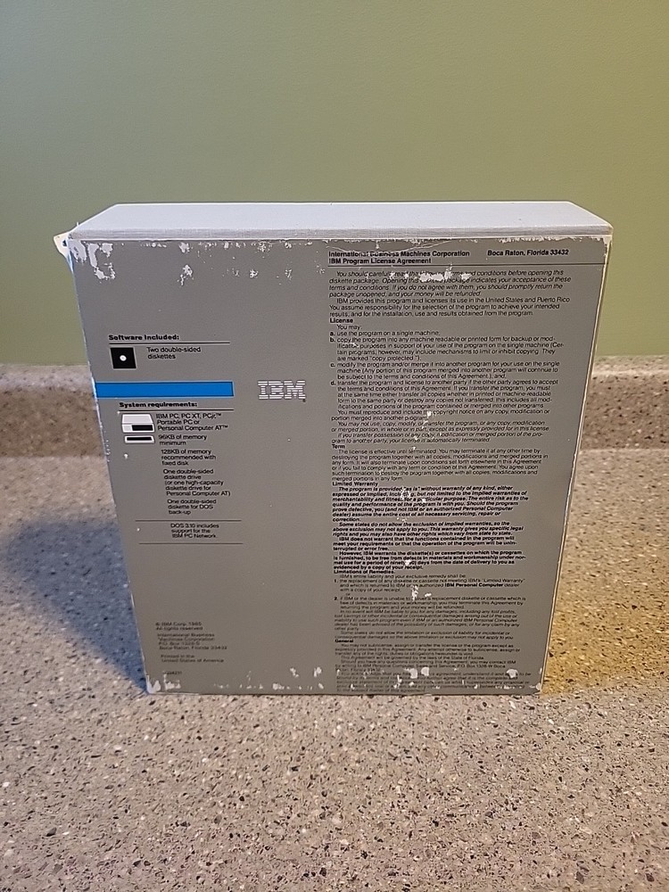 IBM Disc Operating System Version 3.10 Reference 6138519 DOS plus Floppy disks