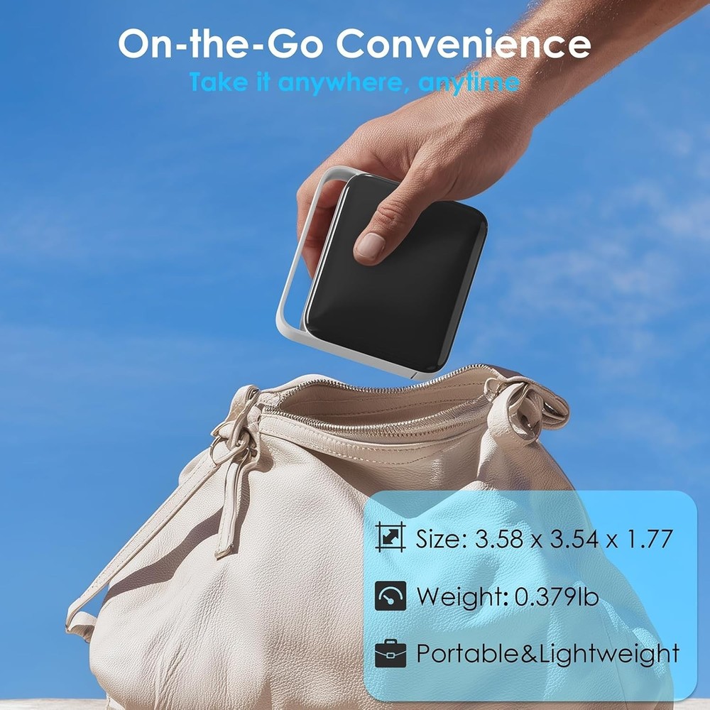 Y12 Bluetooth Label Maker - Mini Wireless Thermal Printer for Home & Office