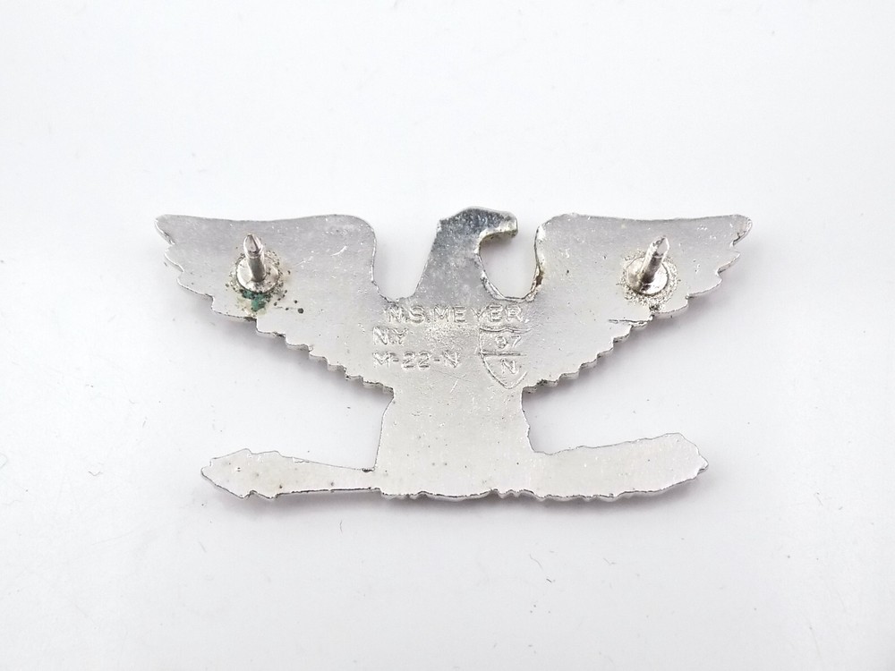 Original USMC Colonel Eagle Collar Insignia NS Meyer