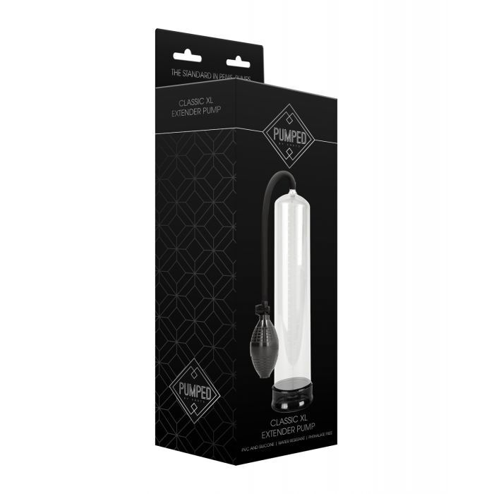 Shots Pumped Xl Extender Pump Clear