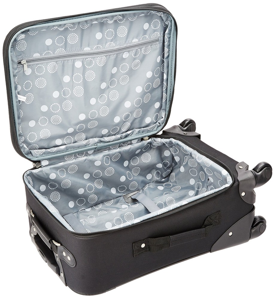 Pasadena Expandable Spinner Carry-on 19", Black