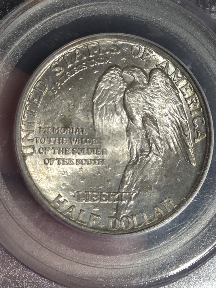 1925 Stone Mountain 50c Half Dollar PCGS MS65 Toned