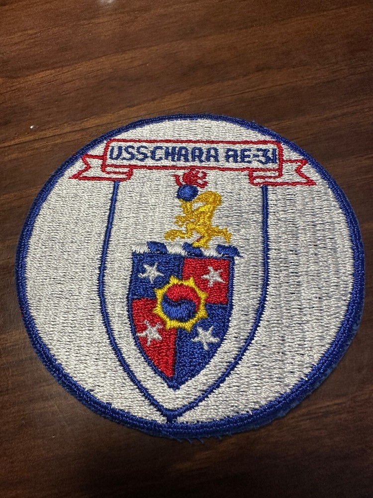 Vintage US Navy USS Chara AE-31 Ship Patch