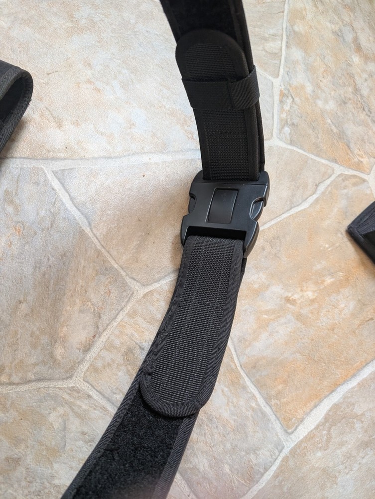 Bianchi Tactical Belt with Accessory Pouches Fully extended 45"