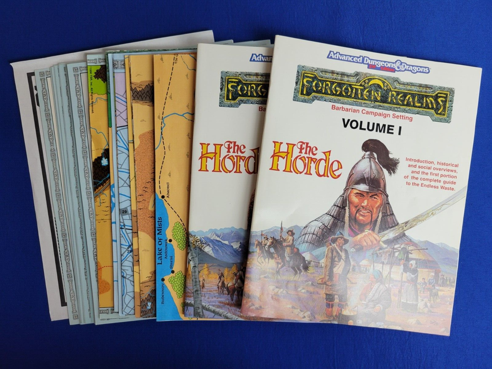 AD&D The Horde: Barbarian Campaign Setting - Forgotten Realms Box Set (Complete)
