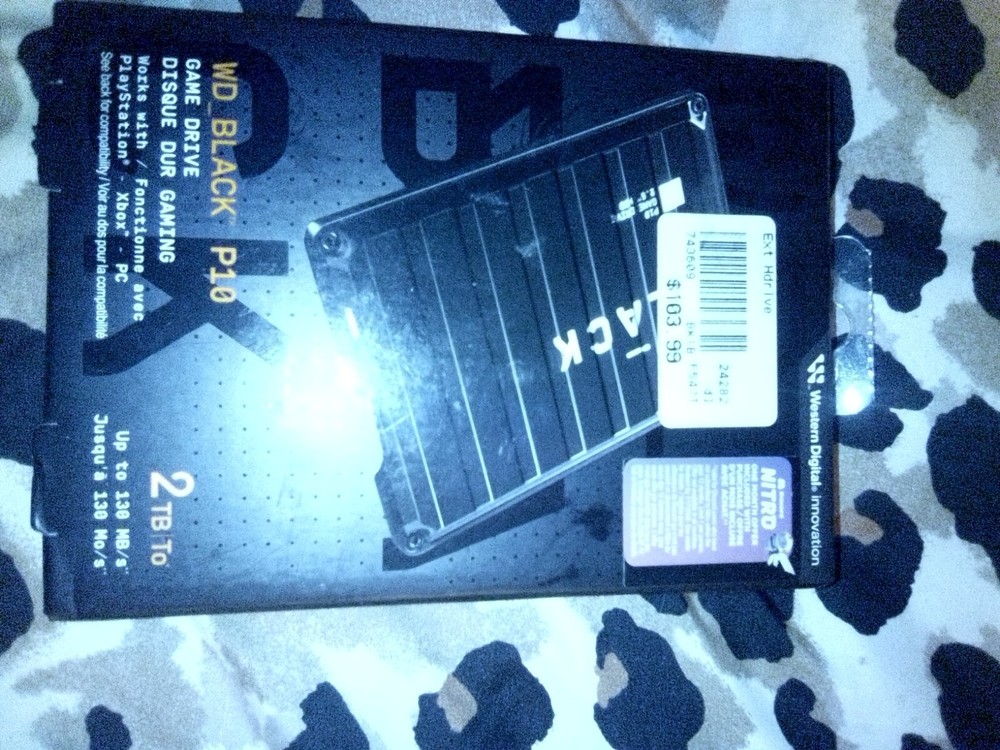 Wd Black PD 2Tb Gaming Hard Drive