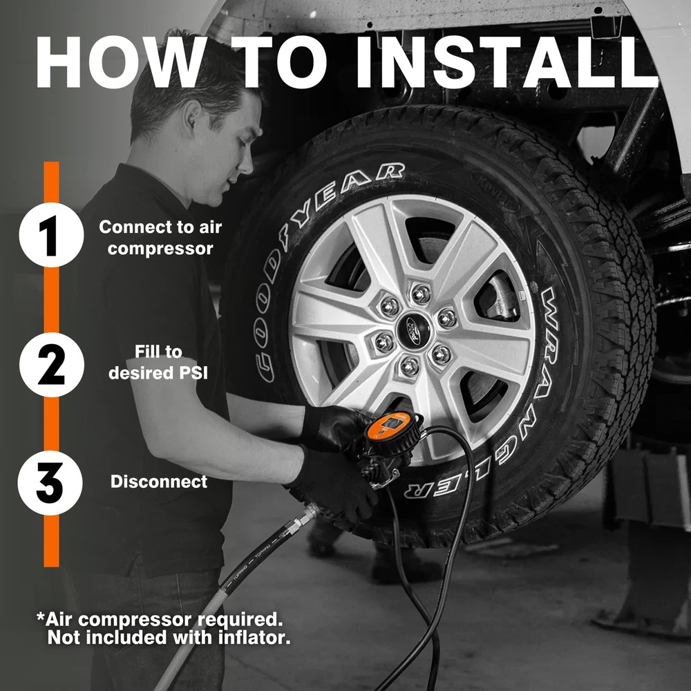 Martins Industries Handheld Digital Tire Inflator - Flate Mate Handheld