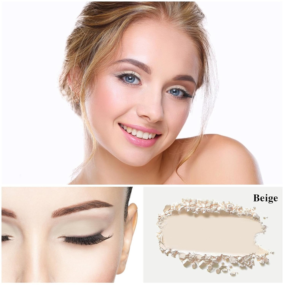 Beige Eyeshadow with MirrorMatte Single Eyeshadow Beige