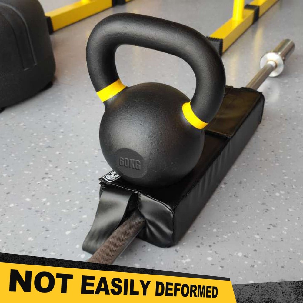 POWER GUIDANCE Square Hip Thrust Pad Barbell Squat Protective Black