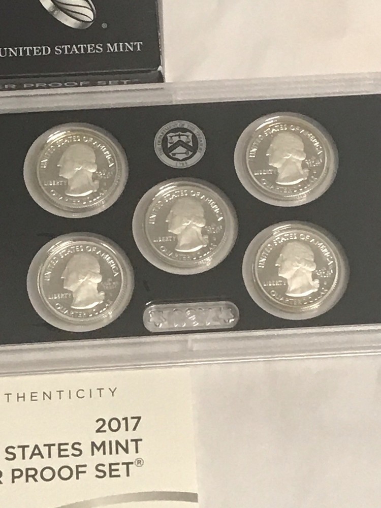 2017 Silver Proof Set - ORPKG & COA (#Hd24)