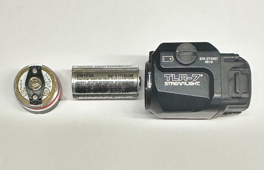 STREAMLIGHT TLR-7 Tactical Flashlight- 1913-1 Rail Key installed - Nice!! 987