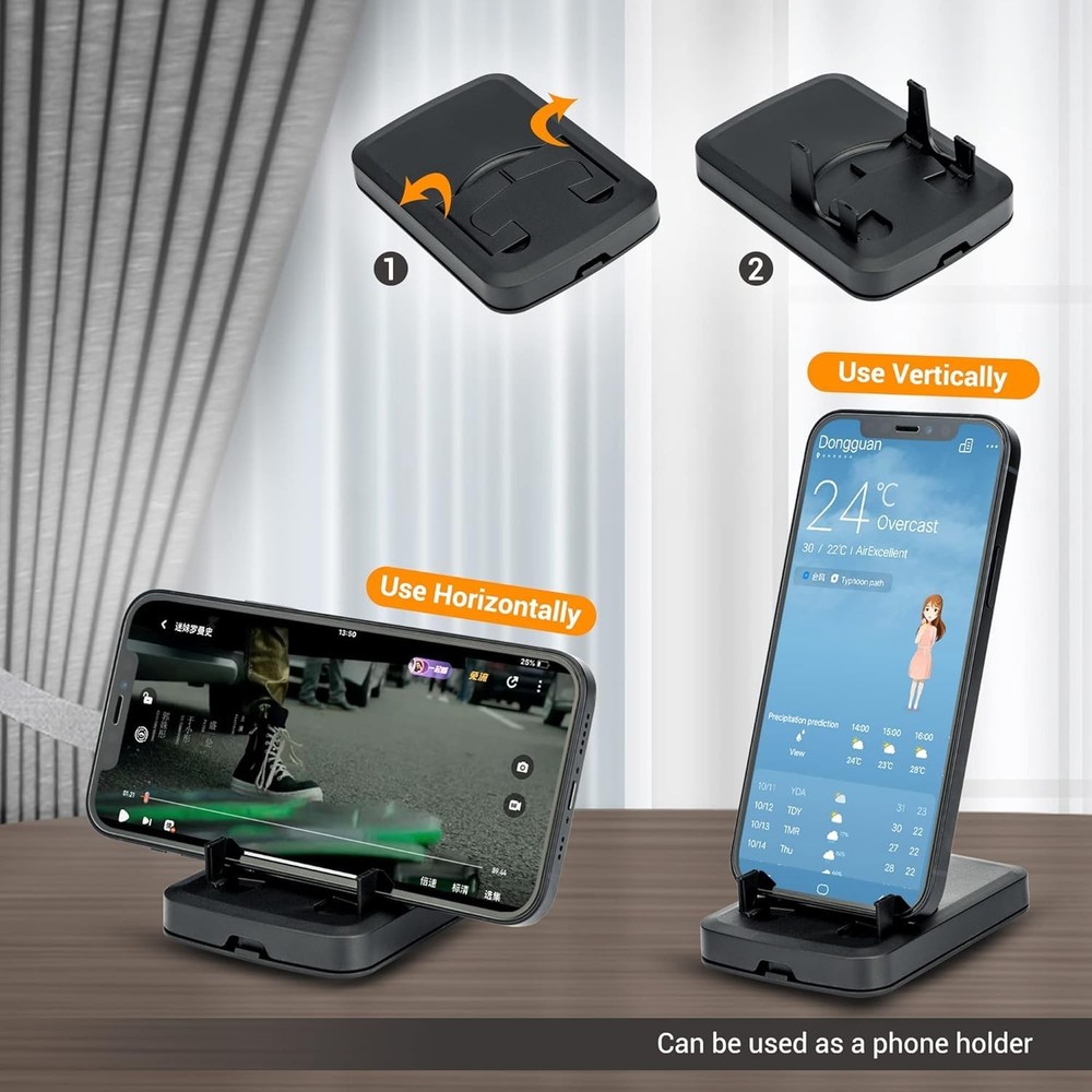 Multi-Functional Compact Cable Card with 22" Version(Black), black