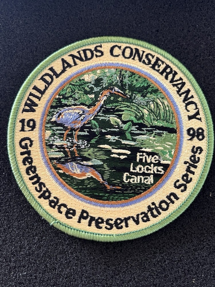 1998 WILDLANDS CONSERVANCY GREENSPACE PRESERVATION PATCH 4" DIAMETER