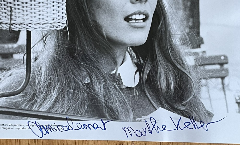 Actress Marthe Keller Autographed Photo