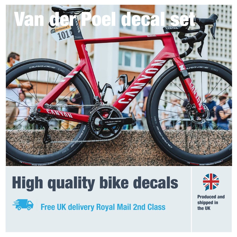 CANYON MVDP Aeroad tour decal set (32 pack)