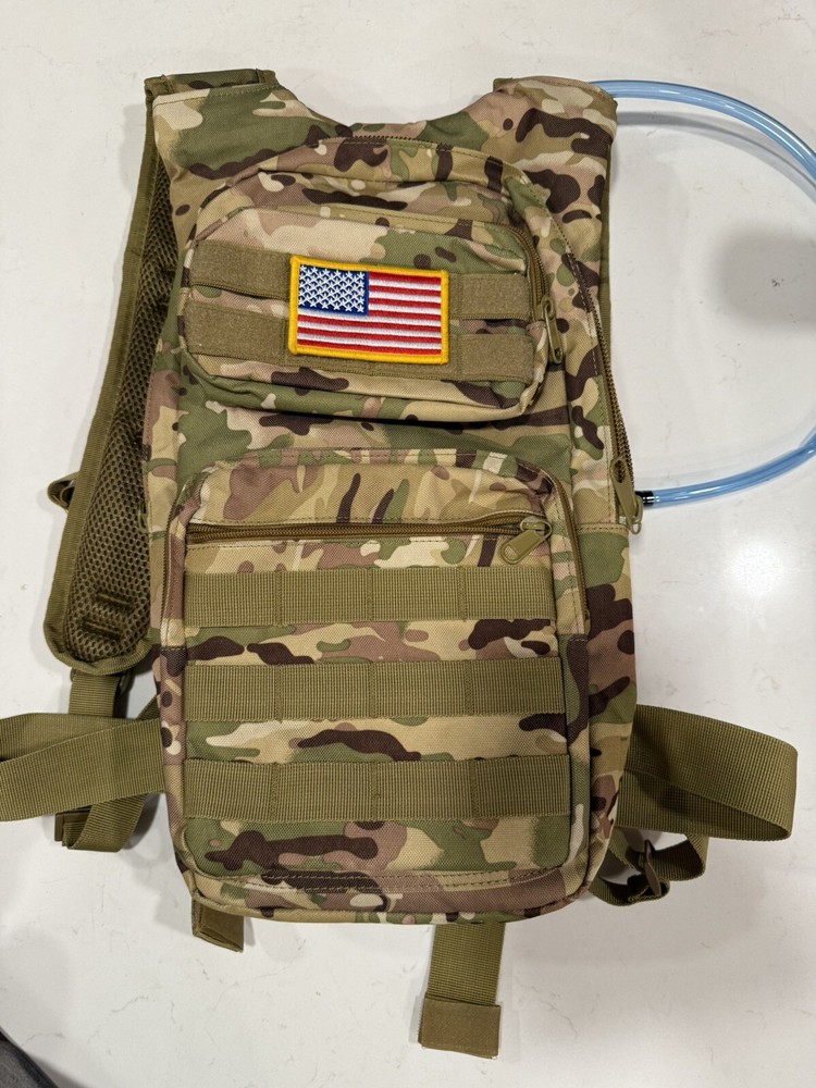 NOOLA Hydration Backpack with 3L TPU Water Bladder, Tactical Molle Water Back