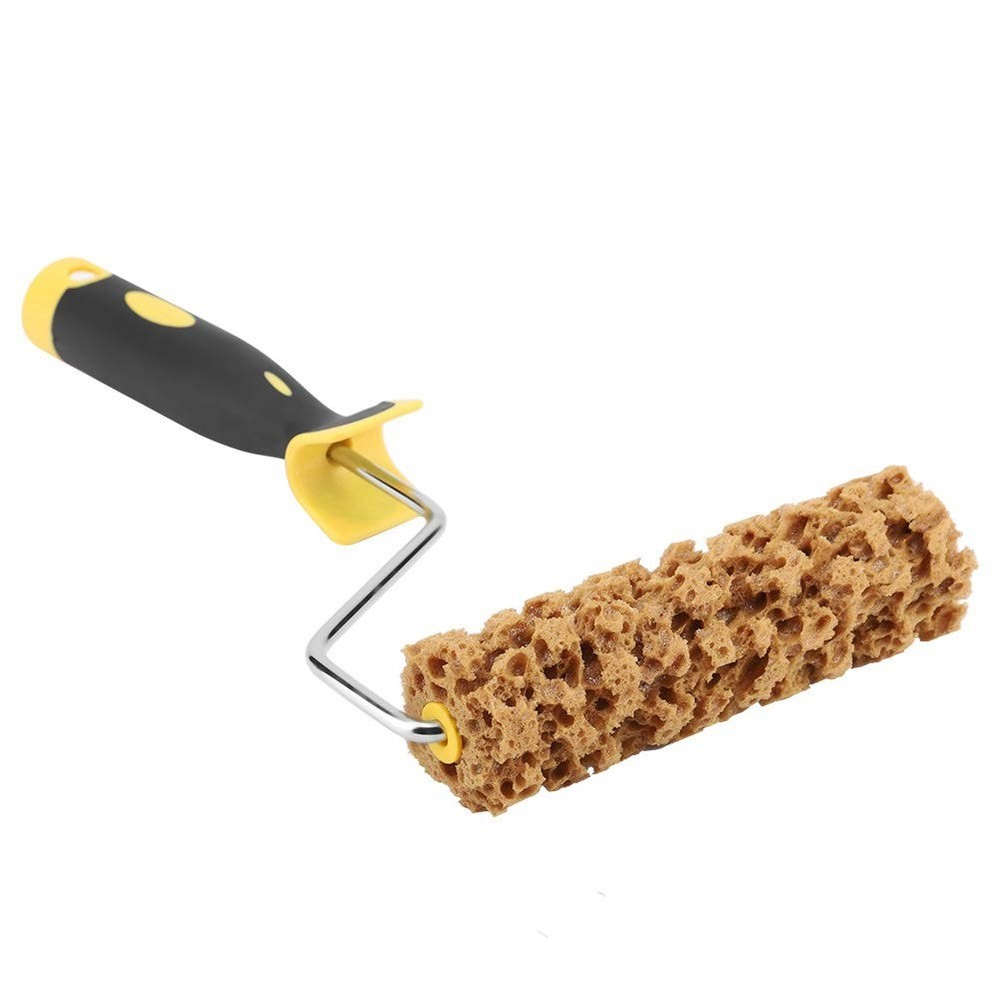 Maxmartt Texture Paint Rollers, Texture Pattern Paint Roller Brush with Handle D