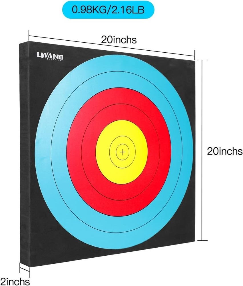 Versatile 20" EVA Archery Target - Perfect for Training and Competitions