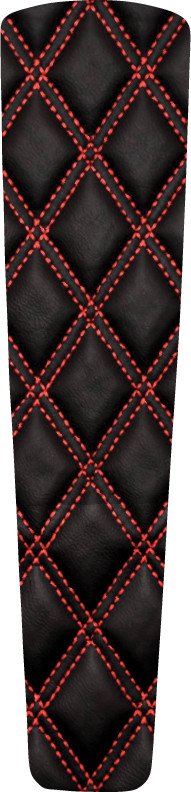 Red Stitching Design Dash Panel Insert. 21+ Street Glide & 21+ Road Glide.