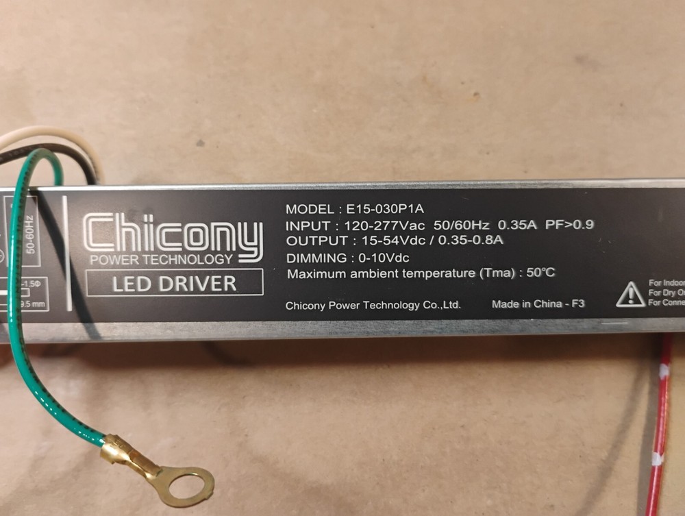 Chicony Power Technology LED Driver E15-030P1A - Fast Ship