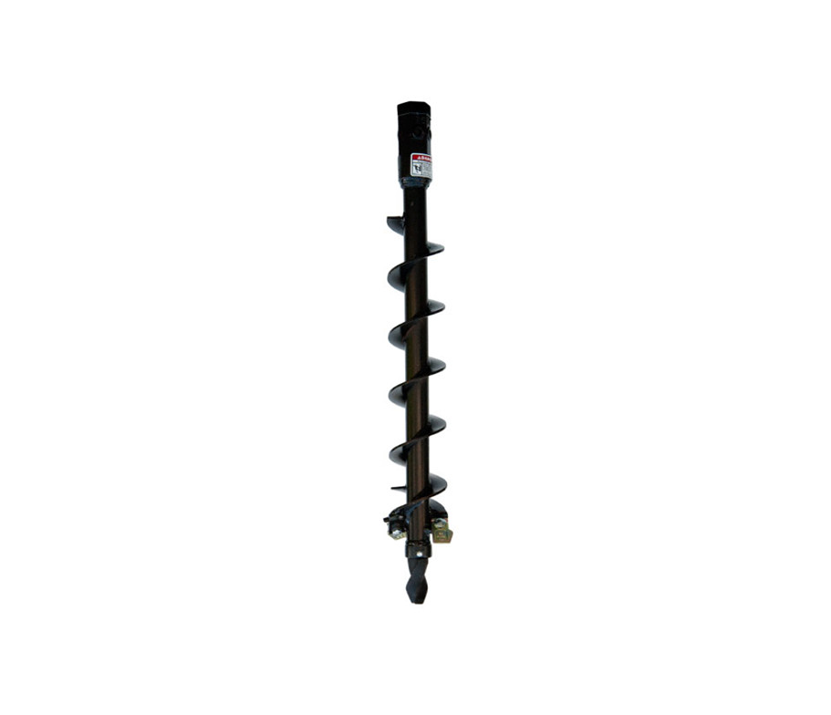 6″ x 4′ Fab Auger | 2″ Hex | 2 Teeth | 5/16″ Single Flighting