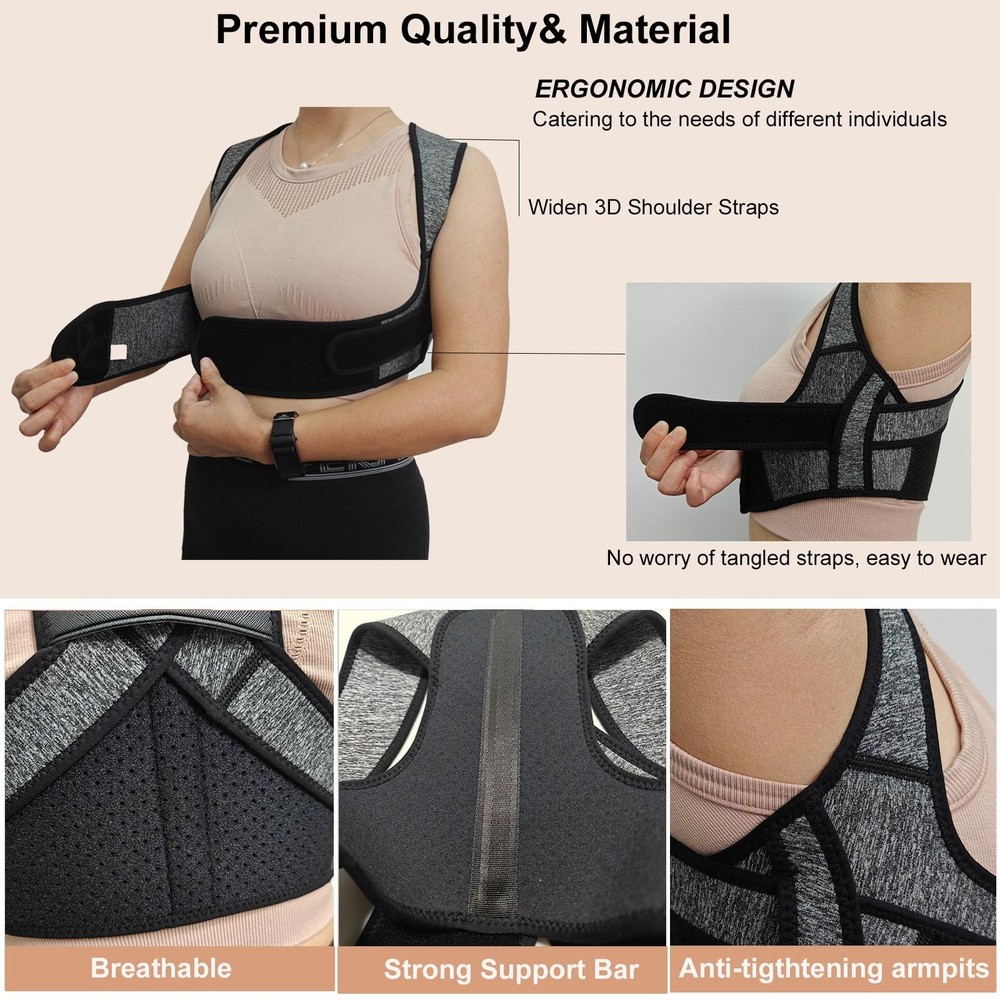 CMCOOPLX Posture Corrector for Women-Invisible Lightweight Back Brace Support...