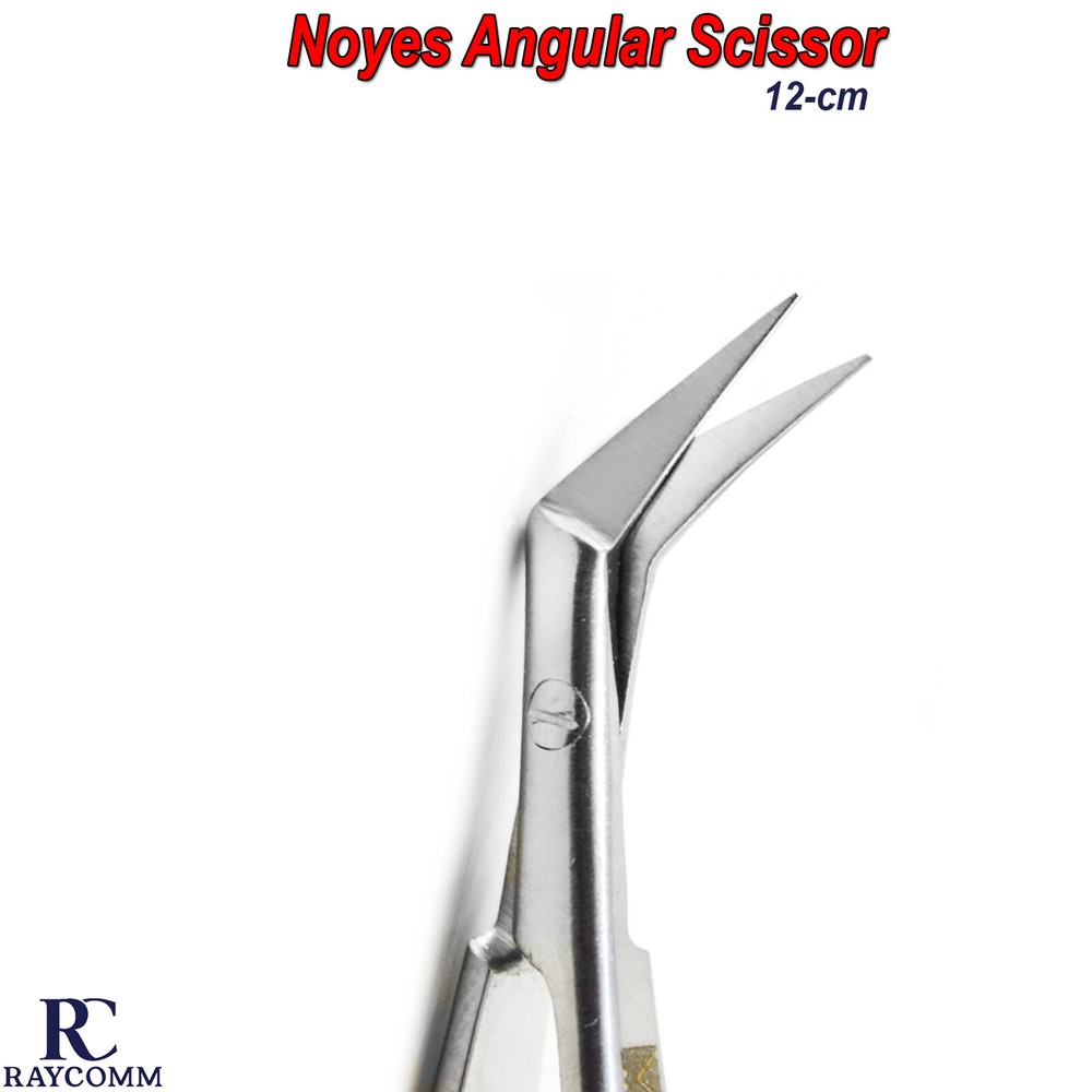 Noyes Angular Scissor Ophthalmology Surgical Spring Precision Micro Shears CE