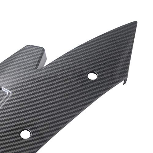 2PCS Universal Rear Bumper Lip Diffuser Splitter Canard Protector Carbon Fiber