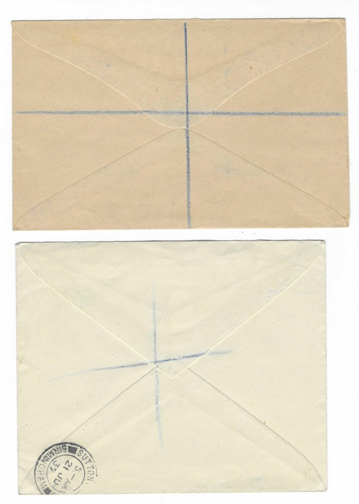 Commonwealth 1937 Coronation Covers x 9