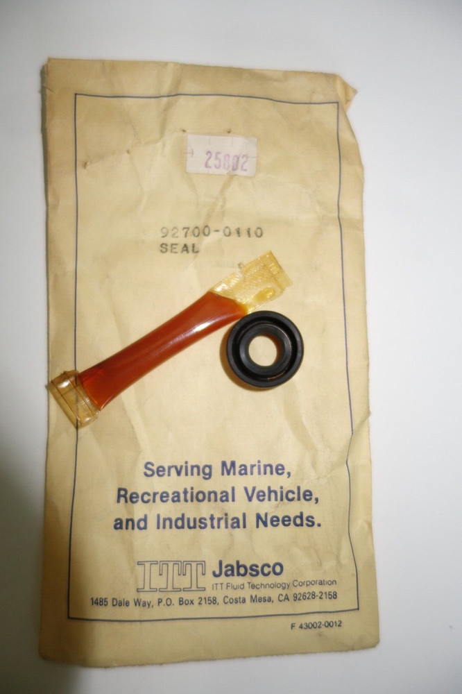 Jabsco 92700-0110 Seal