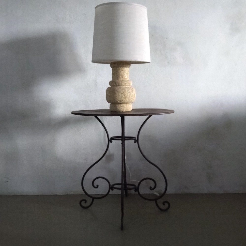 French wrought iron garden table