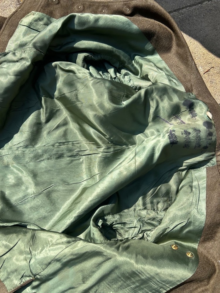 Korean War Era Engineer Ike Eisenhower Jacket Size 40 Regular