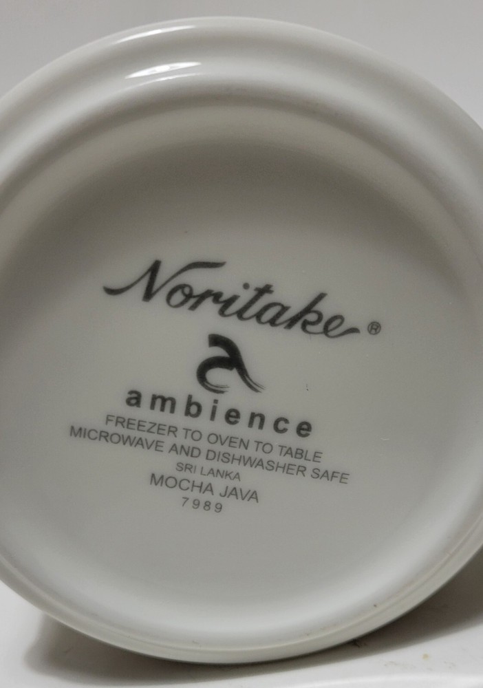 Noritake Ambience Mocha Java Creamer Pitcher