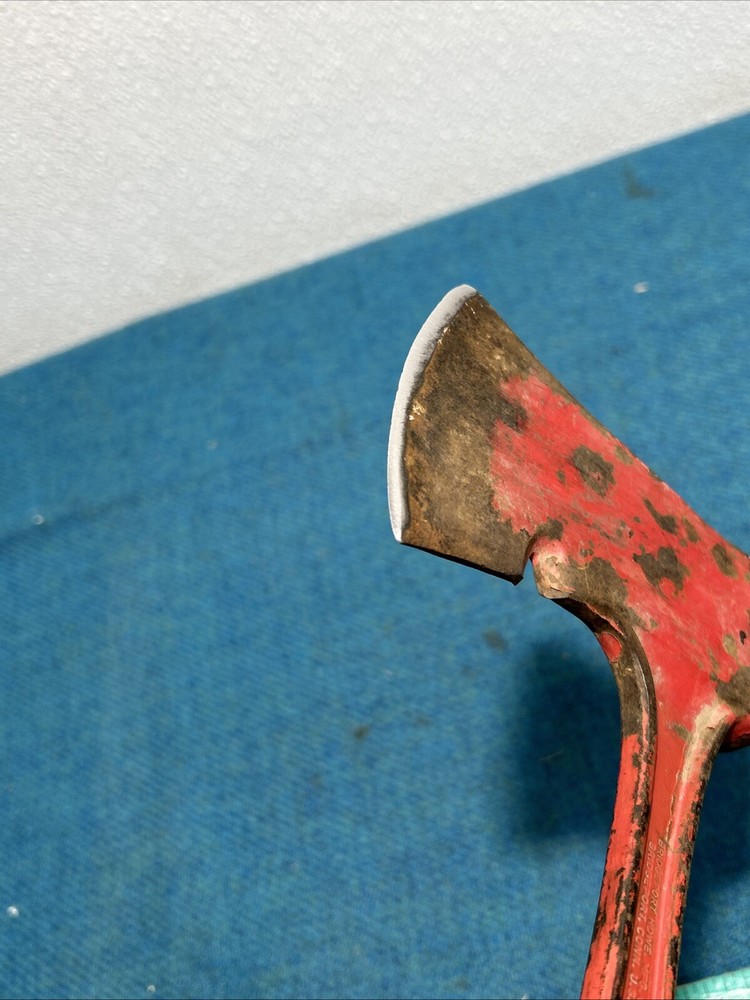 Vintage Bridgeport Metal Handle Hatchet Axe