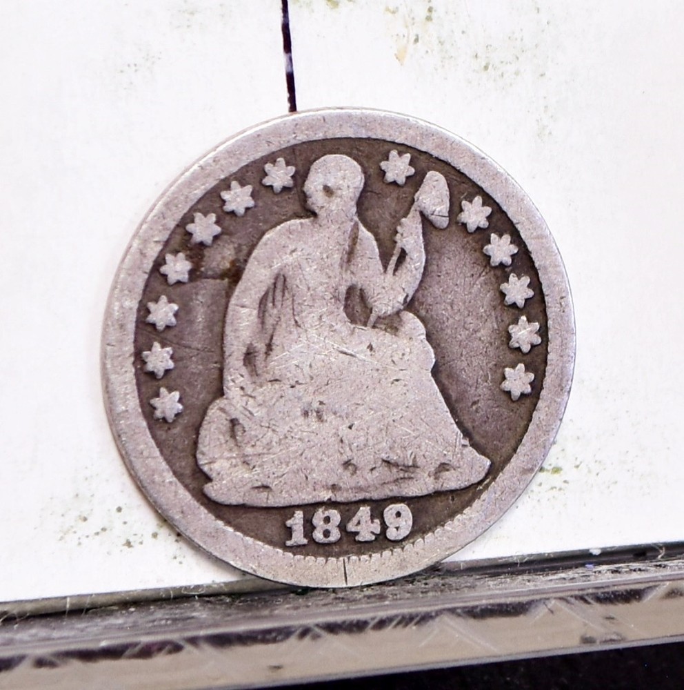 1849 Half Dime - Good (#57216-L)