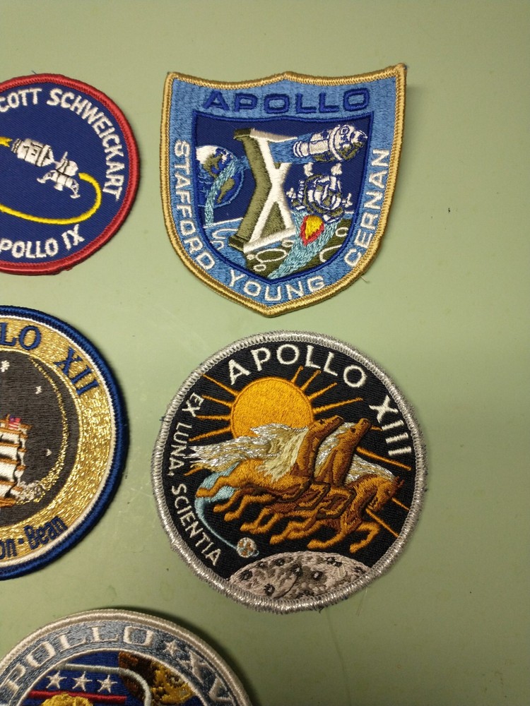 Apollo Lion Brothers Mission Patch Set