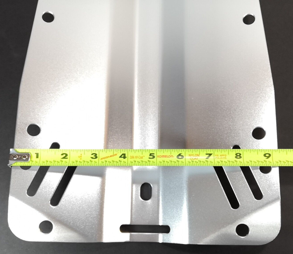 Aluminum Backplate Tech Scuba Dive Side Mount, Doubles, Single Tank Adapter BCD