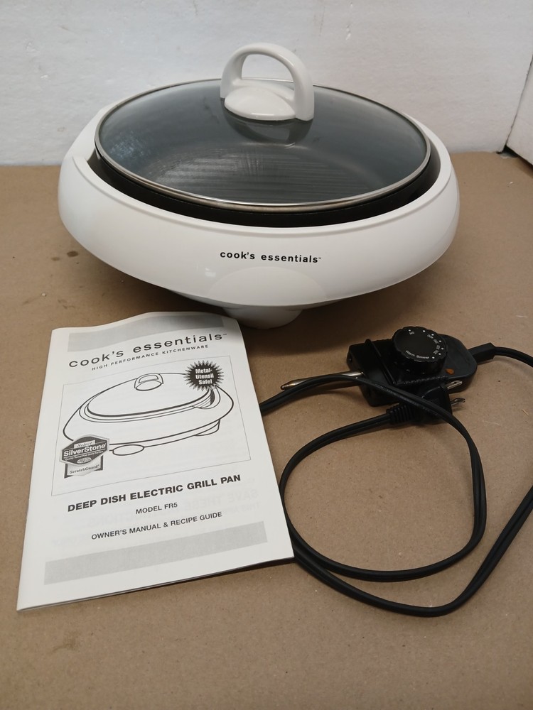 Cook's Essentials Deep Dish Electric Grill Pan FR5