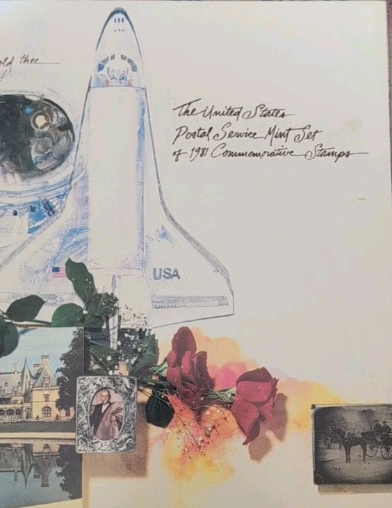 1981 USPS issued CommeratIve Mint Stamp Album