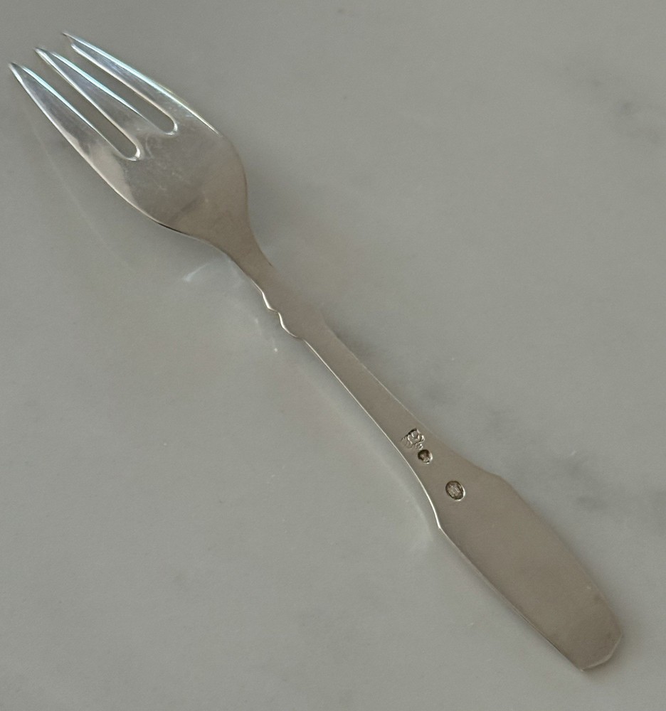 Hansen & Andersen Danish Denmark 830 Silver Dessert Cake Fork (multiples avail)