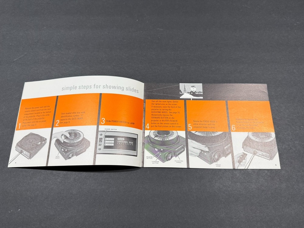 Kodak Carousel 650 Projector Instructions