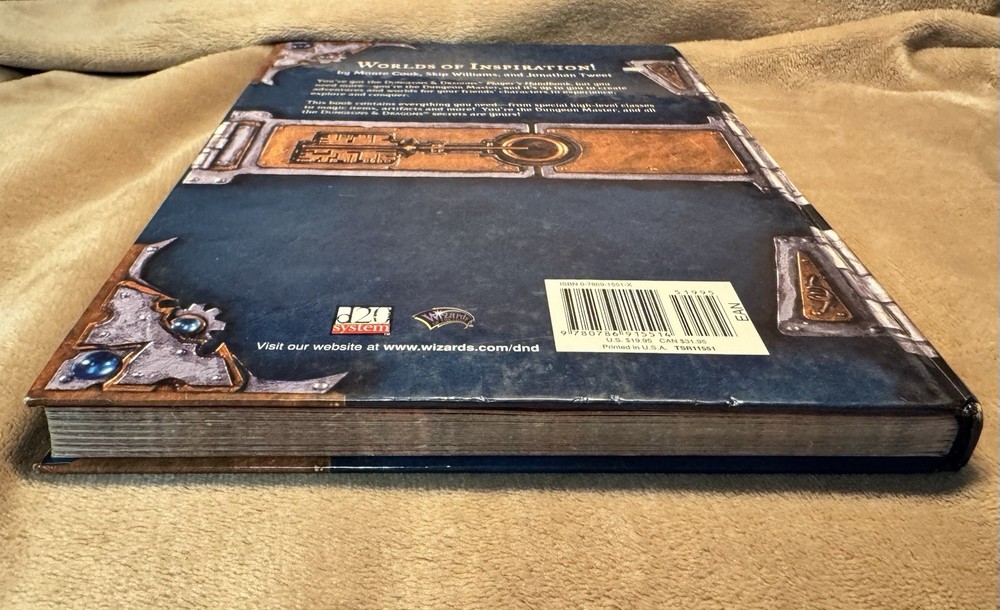 WotC D&D 3rd Ed Dungeon Master's Guide 3.0 Hardcover 2000