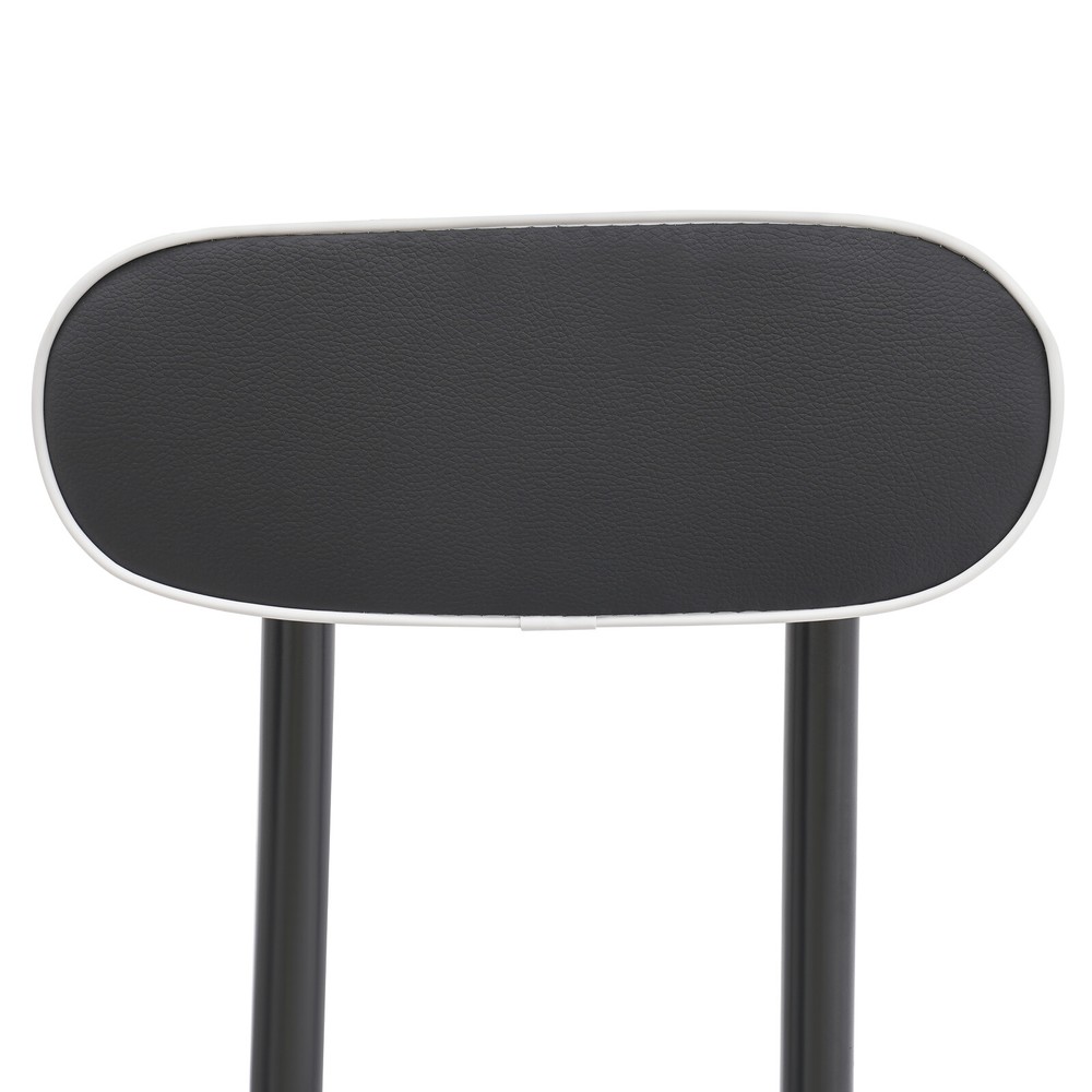 2PCS High Chairs Bar Stool Portable Folding Stool Cushioned Padded Folding Stool