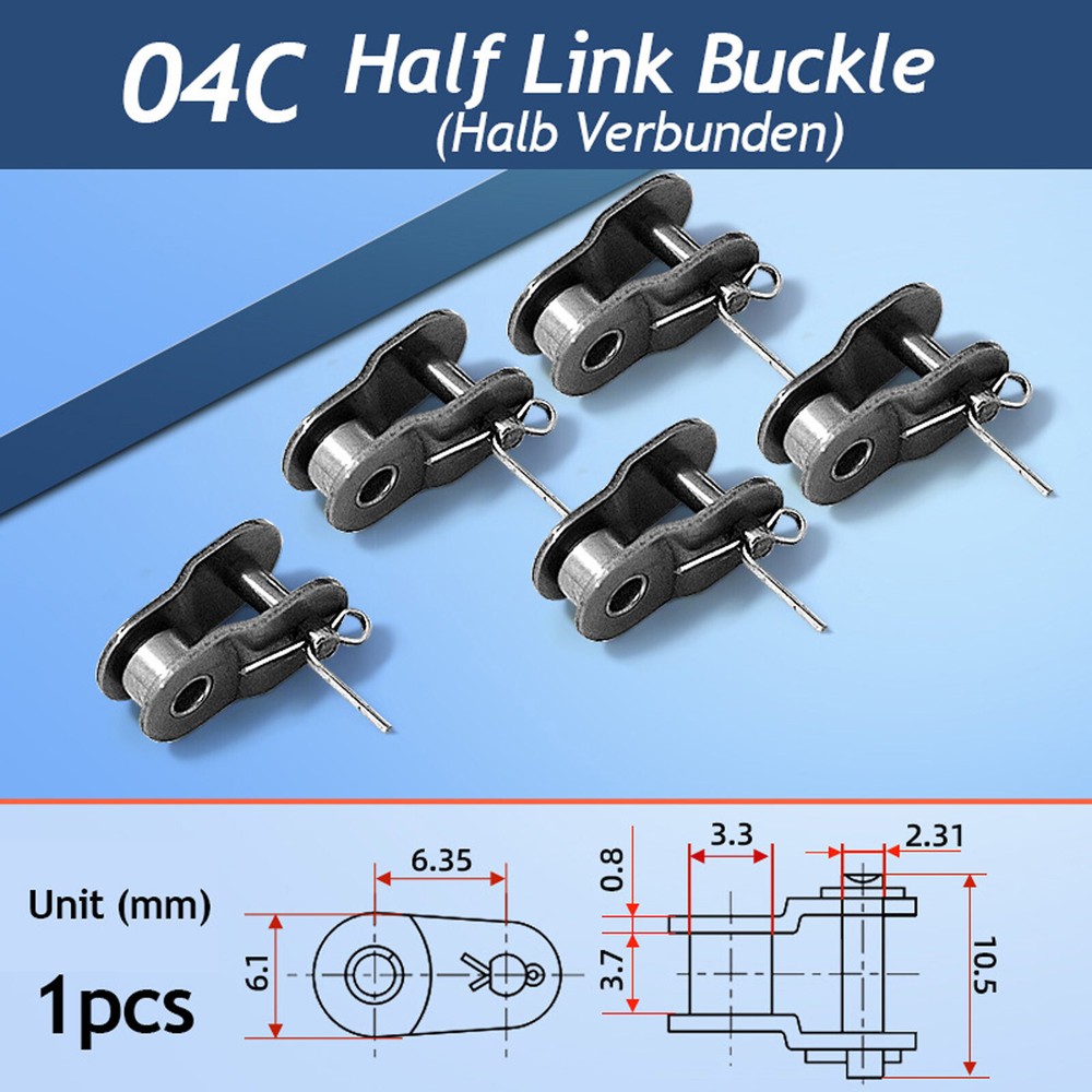 04C - 32A Chain Connecting Links Standard Roller Chain Full/Half Link Fast Post