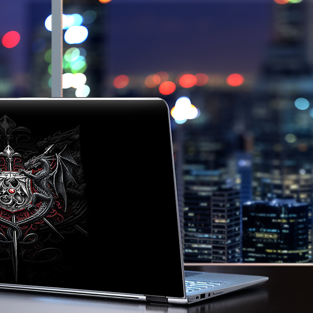 Universal Laptop Skins Wrap for 14" - Dragon Shield Armor