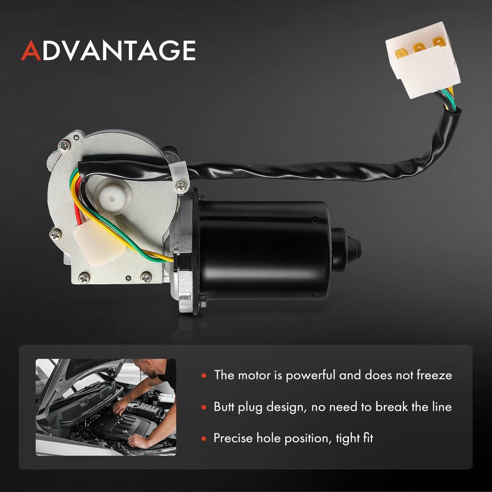 Front Side Windshield Wiper Motor for Freightliner FL70 FL80 Left-Hand E-008-058