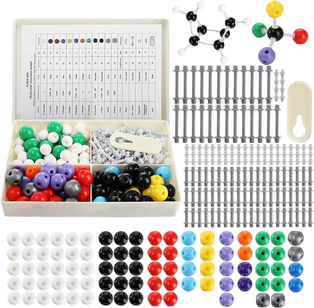 240 Piece Organic Chemistry Molecular Model Kit