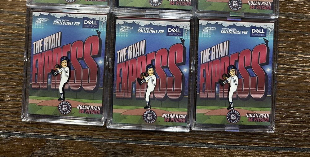 Round Rock Express - Nolan Ryan Express pin. Only 1,000 given out