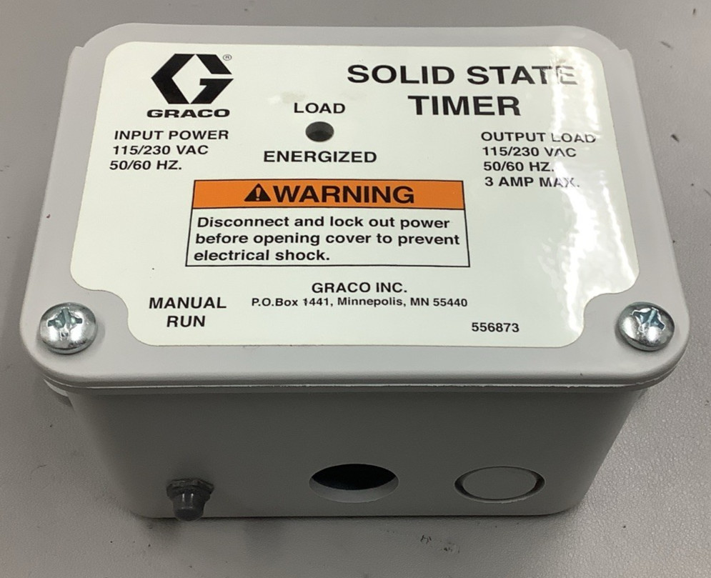 Graco 562872 LubriSystem Solid State Timer 115/230VAC 50/60Hz (B641)