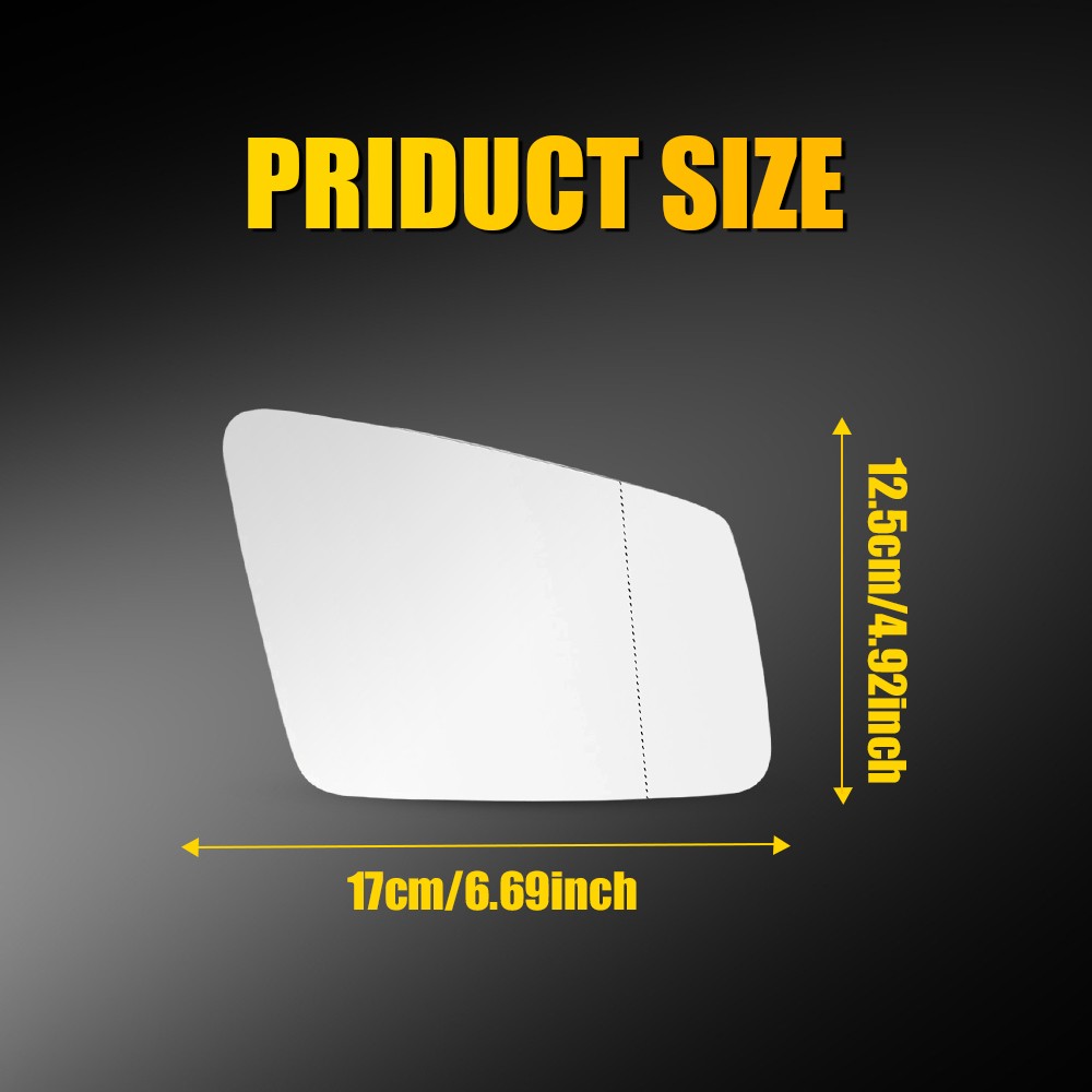 Passenger Side Heated Mirror Glass For Mercedes E250 E350 E400 E550 2128102521